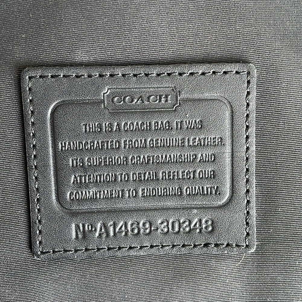 Gray Coach Large Bag- Multiple Compartments, Gray… - image 3